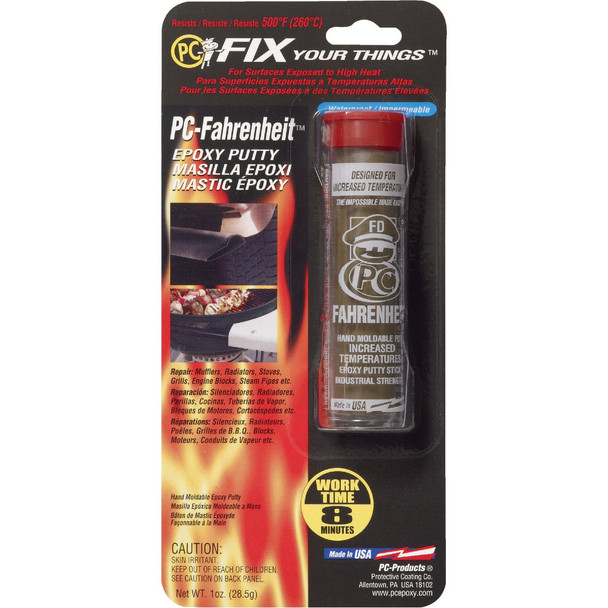 PC-Fahrenheit 1 Oz. Brown Epoxy Putty PC-FAHRENHEIT