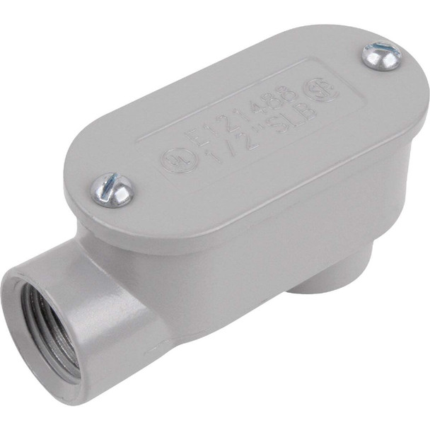 Halex 1 In. Die-Cast Copper-Free Aluminum Alloy Service Entrance Elbow 59510