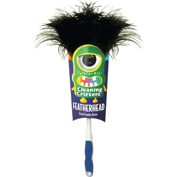 Ettore Cleaning Critters Featherhead Ostrich Duster with Ergonomic Handle 32026