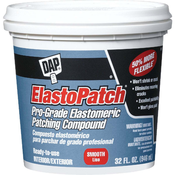 DAP ElastoPatch Quart White Patching Compound 7079812278
