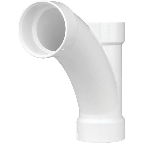 Charlotte Pipe 3 In. Tee-Wye DWV PVC Tee PVC 00501  1000HA