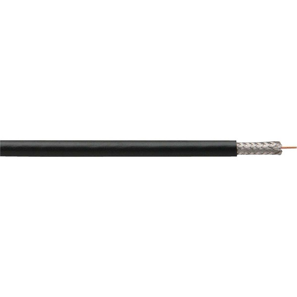 Coleman Cable 500 Ft. Black RG6/U 18/1 Coaxial Cable 56918245