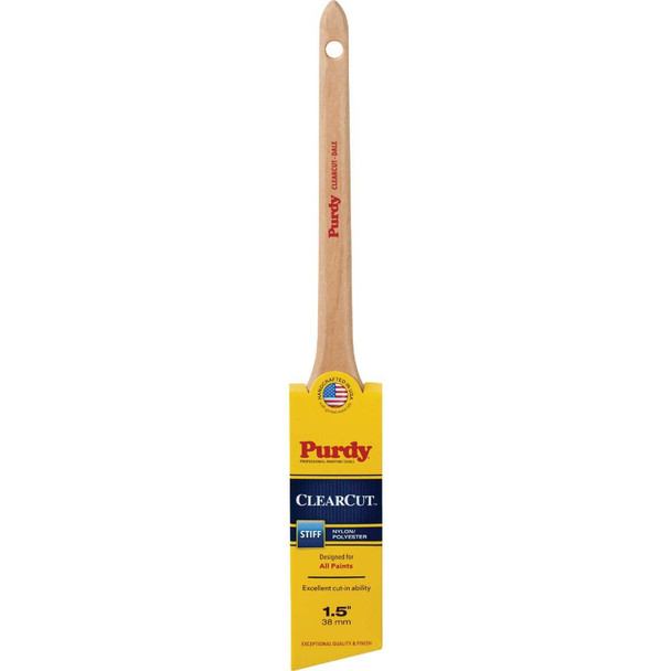 Purdy Clearcut Dale 1-1/2 In. Angle Trim Stiff Paint Brush 144080115