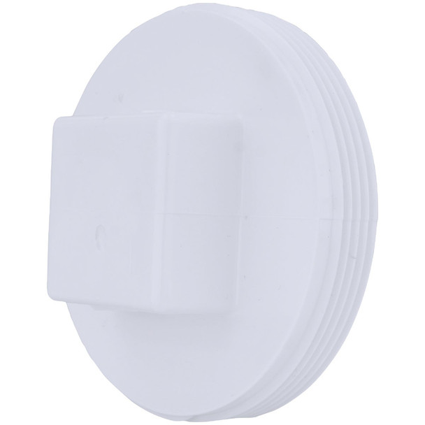 Charlotte Pipe 4 In. Schedule 40 DWV Cleanout PVC Plug PVC 00106  1200HA