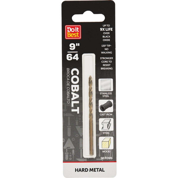 Do it Best 9/64 In. Cobalt Drill Bit QJDIB-DB-035A