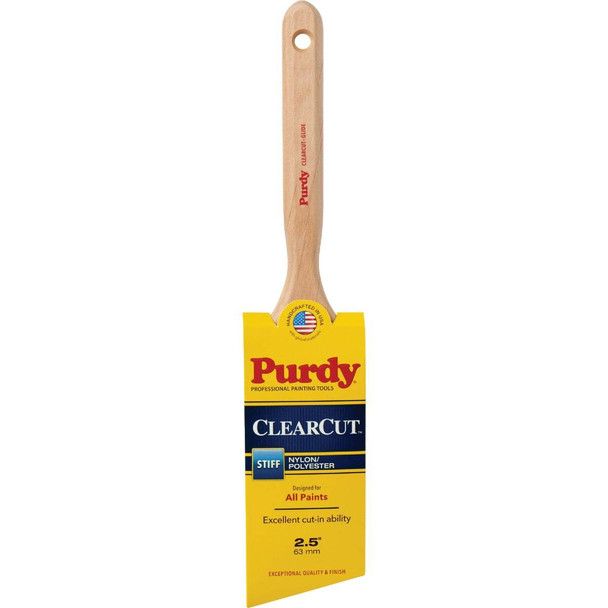 Purdy Clearcut Glide 2-1/2 In. Angular Trim Stiff Paint Brush 144152125
