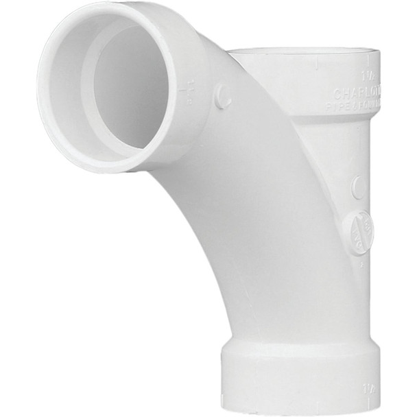 Charlotte Pipe 1-1/2 In. Tee-Wye DWV PVC Tee PVC 00501  0600HA