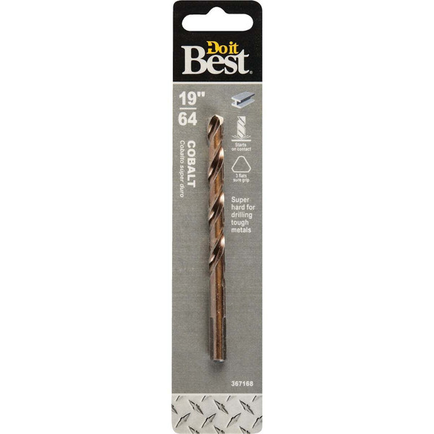 Do it Best 19/64 In. Cobalt Drill Bit 250111DB
