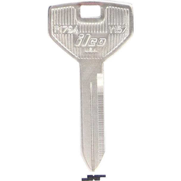 ILCO Chrysler Nickel Plated Automotive Key Y157 / P1794 (10-Pack) IAL01448092