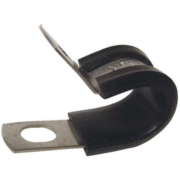 Gardner Bender 3/4 In. Steel with Rubber Insert Black Cable Clamp (2-Pack)