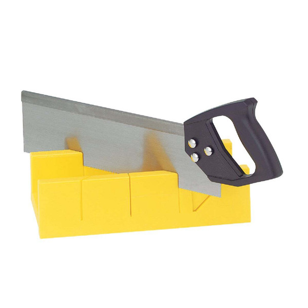 Do it Plastic Miter Box & 14 In. Saw 262BSB14