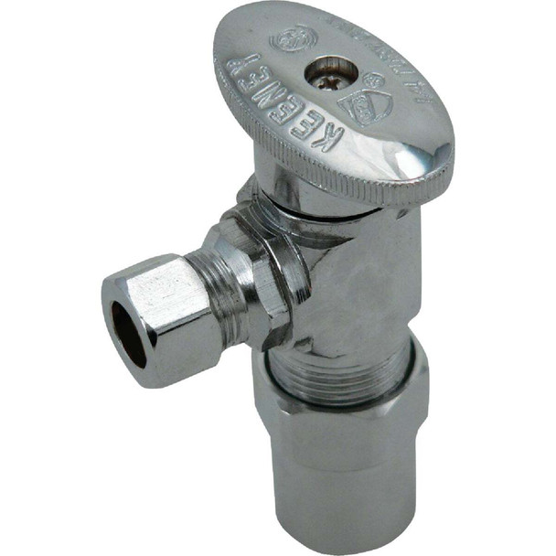 Do it Best 1/2 In. CPVC x 3/8 In. Compression Quarter Turn Angle Valve B32-1PCLF