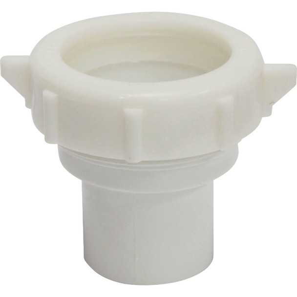 Do it Best 1-1/2 In. x 1-1/4 In. White PVC Slip-Joint Reducer Coupling DIB55-8W