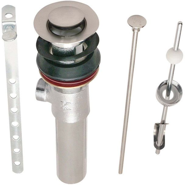 Do it Best 1-1/4 In. Brushed Nickel Brass Pop-Up 20-77BN