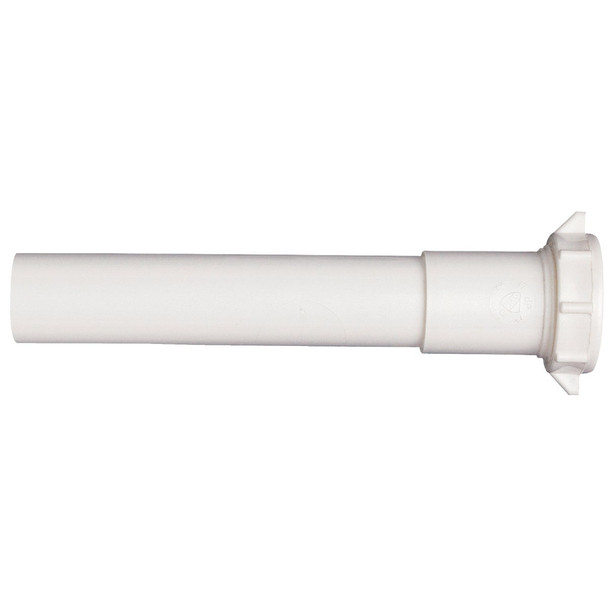 Do it Best 1-1/2 In. x 6 In. White Plastic Extension Tube DIB55-2W