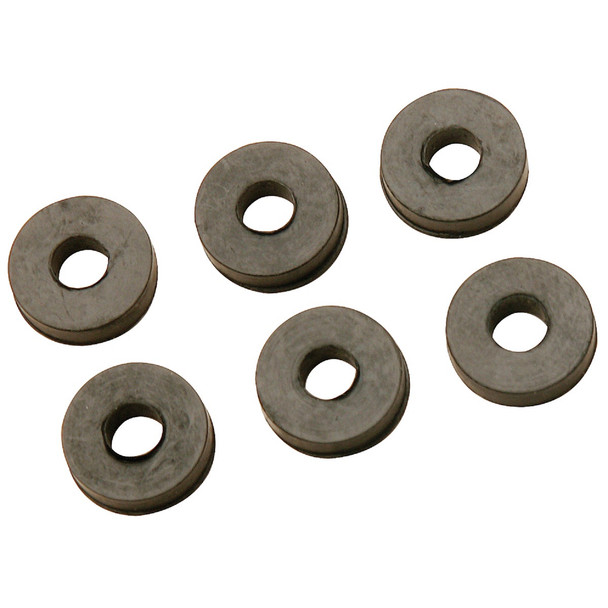 Do it Best 17/32 In. Black Flat Faucet Washer (6 Ct.) DIB805-31