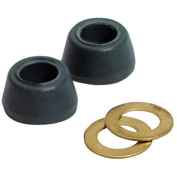 Do it Best 3/8 In. x 23/32 In. Black Cone Faucet Washer DIB810-31