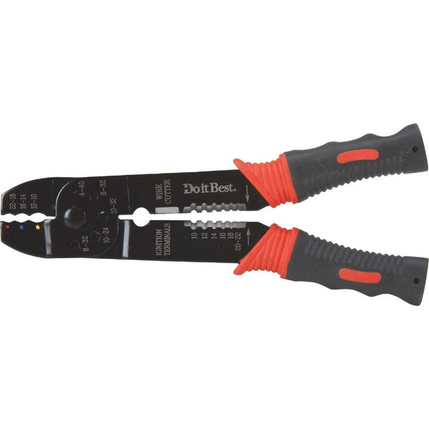 Do it Best 8 In. Solid/Stranded Wire Stripper and Crimper 509833