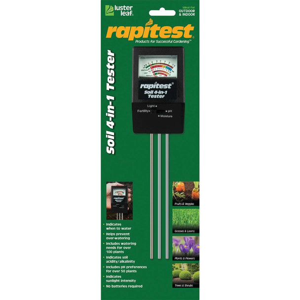 Rapitest 4-In-1 Mini Soil Tester 1818-6