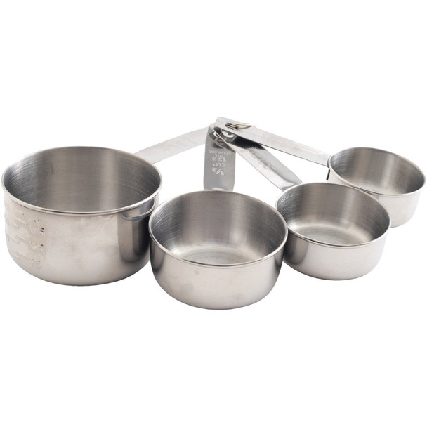 Norpro Stainless Steel Measuring Cup Set (4-Piece) 3052