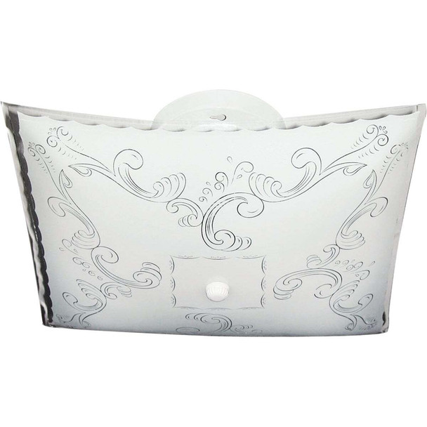 Canarm 12 In. White Incandescent Flush Mount Ceiling Light Fixture ICL711