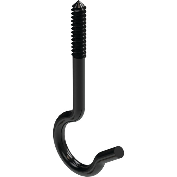 National Hardware 2-1/2 In. Black Ceiling Hook (3-Pack) N274-944
