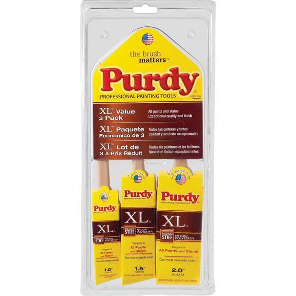 XL 3pc Xl Paint Brush Set 140853100