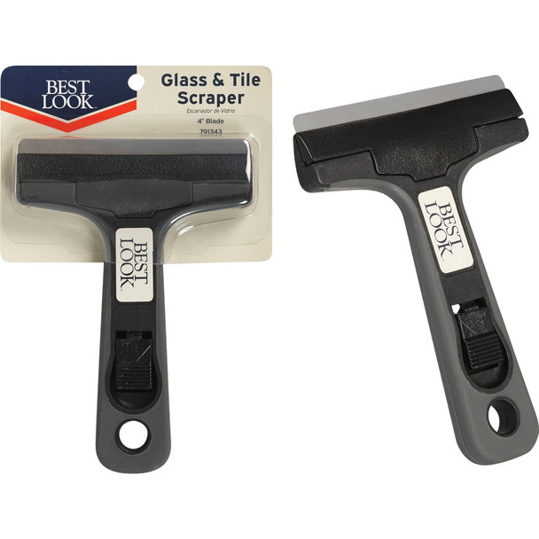 Best Look 4 In. Glass & Tile Razor Scraper GTS-DIB