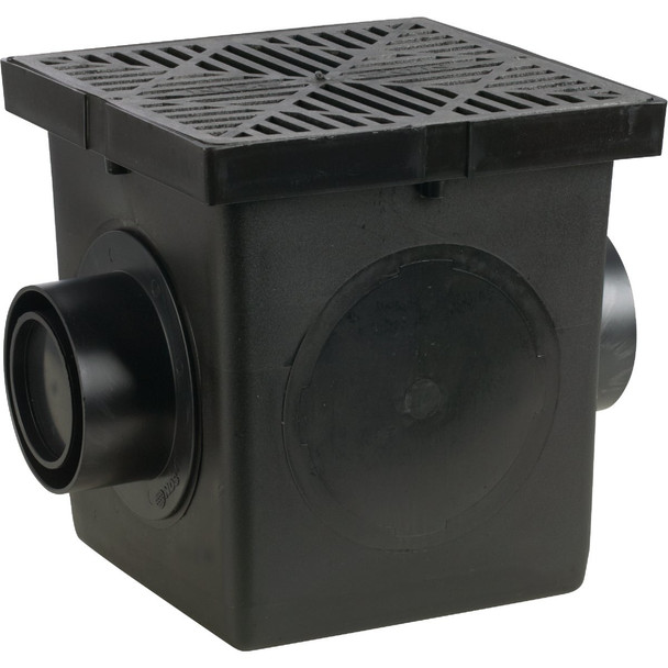 NDS 9 In. x 9 In. Black Square Catch Basin 900BKITRTL