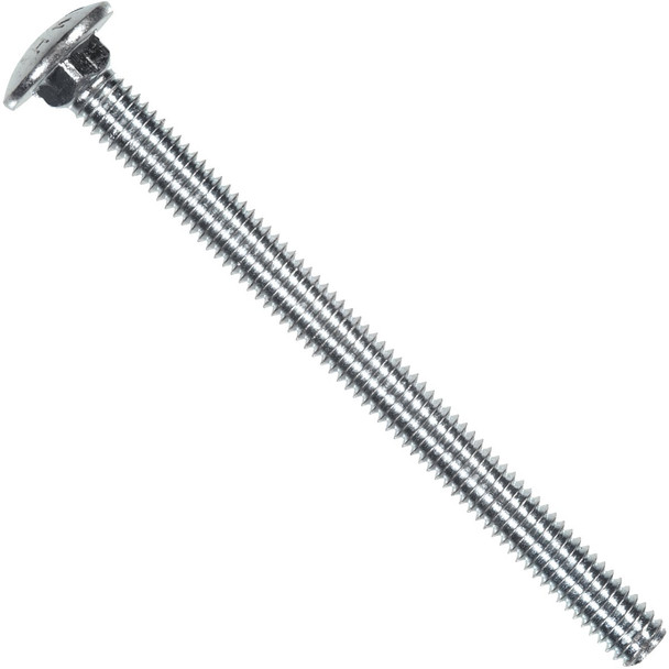 Hillman 1/4 In. x 3/4 In. Grade 2 Zinc Carriage Bolt (100 Ct.) 240009