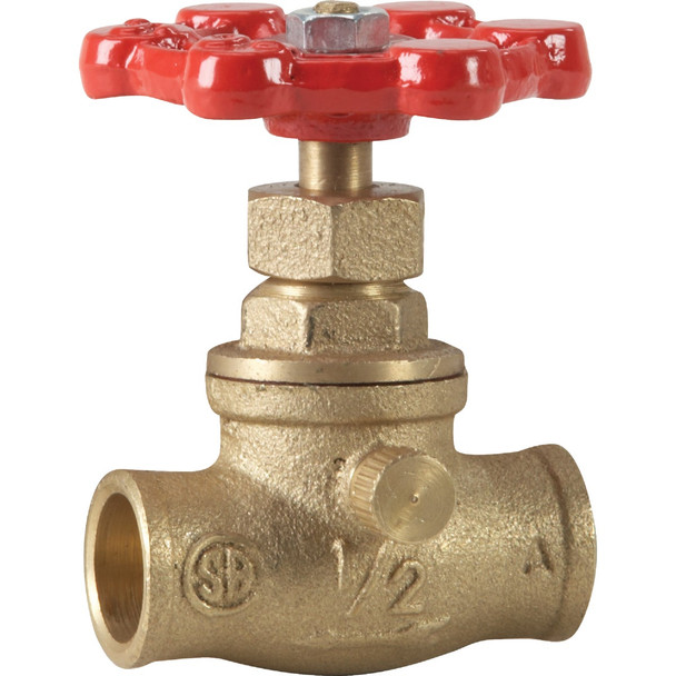 ProLine 3/4 In. SWT x 3/4 In. SWT Brass Stop and Waste Valve 105-604NL