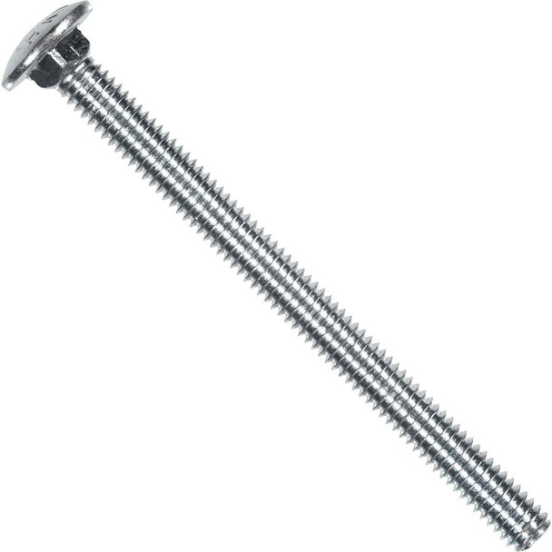 Hillman 1/4 In. x 1-1/2 In. Grade 2 Zinc Carriage Bolt (100-Count) 240018