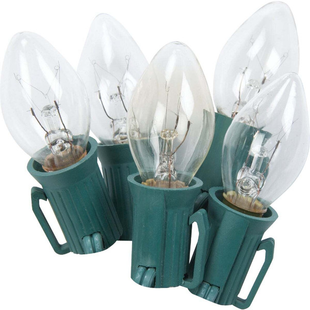 Home Impressions Clear 25-Bulb C7 Incandescent Light Set 905410