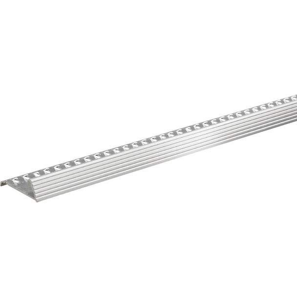 Frost King Silver Fluted 1-3/8 In. x 3 Ft. Carpet Clampdown with Teeth H70FS/3