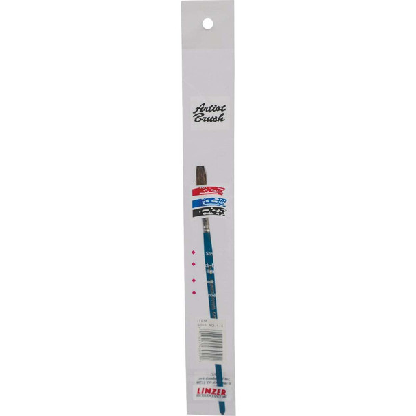 Linzer 1/4 In. Camel Hair Flat Water Color Artist Brush 9305 0025