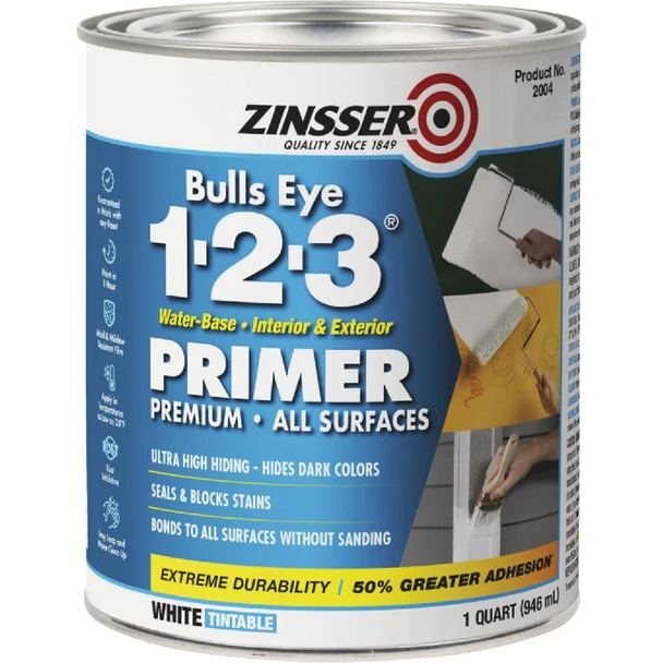 Bulls Eye 1-2-3 1-2-3 Ltx Stnblk Primer 2004