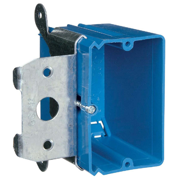Carlon Adjust-A-Box 1-Gang PVC Molded Wall Box B121ADJ