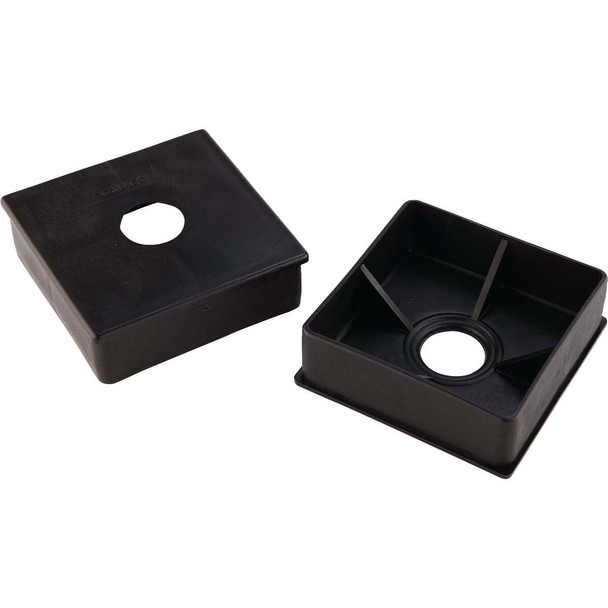 Camco 4 In. Polyethylene RV Bumper Cap, (2-Pack) 40303