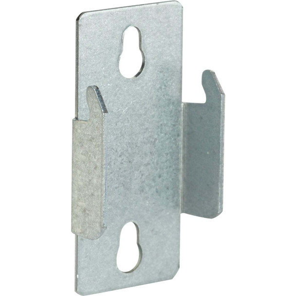 Kenney Double Silver Curtain Rod Bracket (2-Pack) KN852