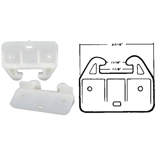 United States Hardware 1-1/8" Drawer Guide WP-8813C