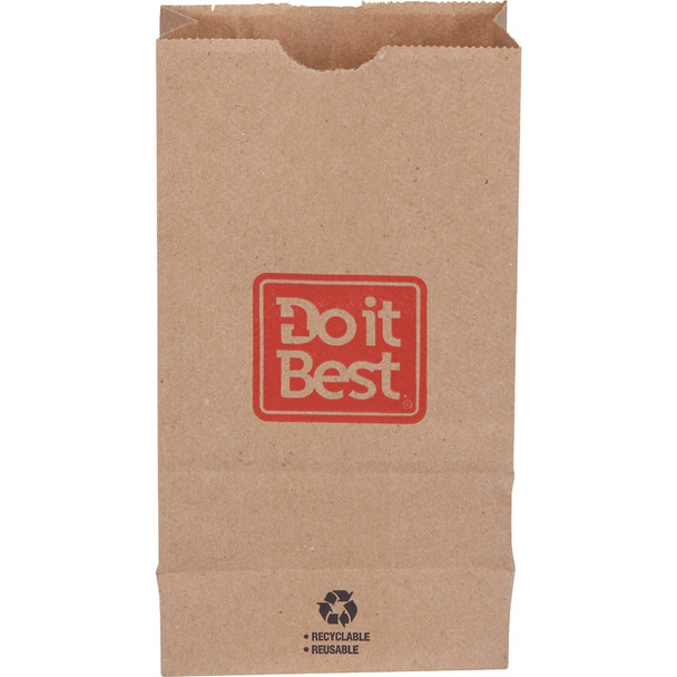 Do it Best 3 Lb. Capacity Paper Shopping Bag (400-Pack) 90070