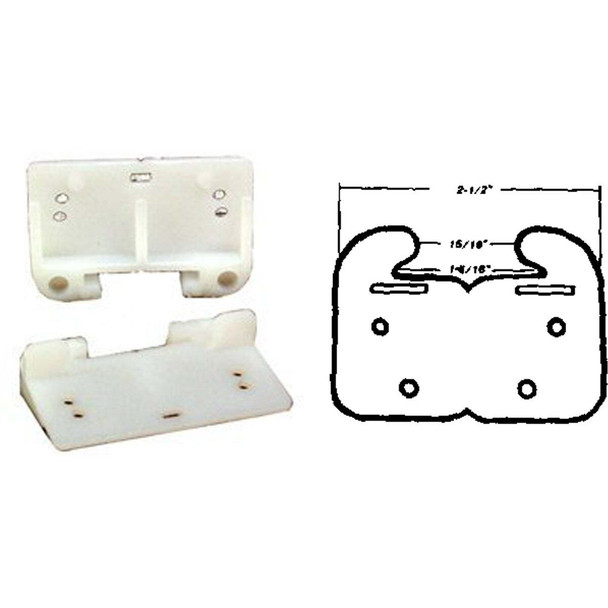 United States Hardware 1-5/16" Drawer Guide WP-8814C