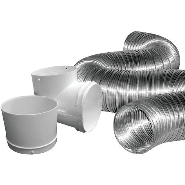 Dundas Jafine Semi-Rigid Aluminum Dryer Hose Kit (3-Piece) MFX48D2DZW