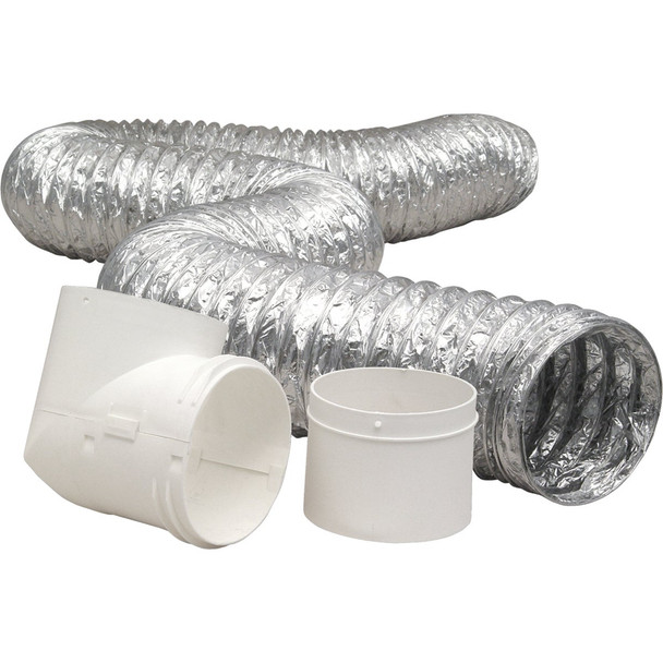 Dundas Jafine ProFlex Flexible Aluminum Dryer Hose Kit (3-Piece) TD48D2DZW