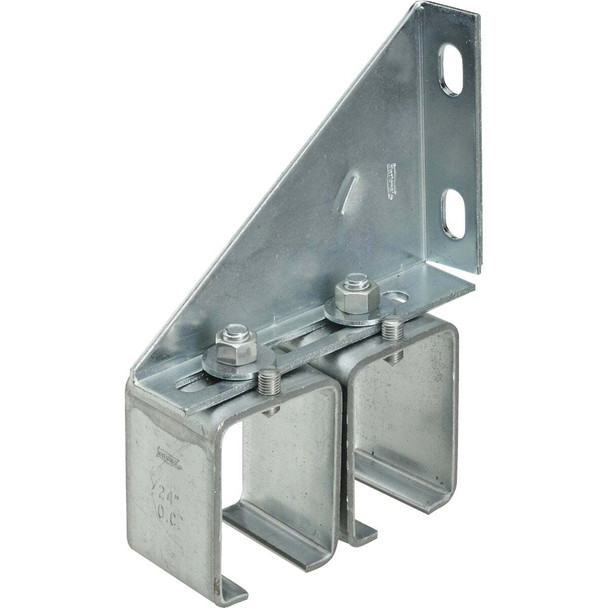National Hardware Galvanized Double Splice Box Rail Barn Door Bracket N104-752