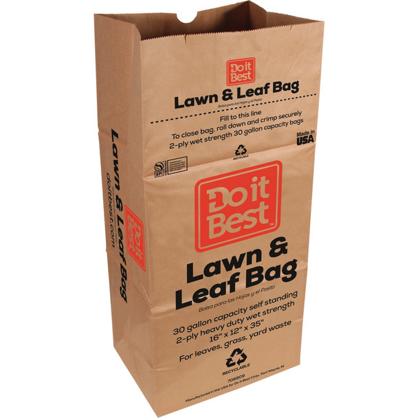 Do It Best 30 Gal. Paper Lawn & Leaf Bag (5-Count) BEST-BDL