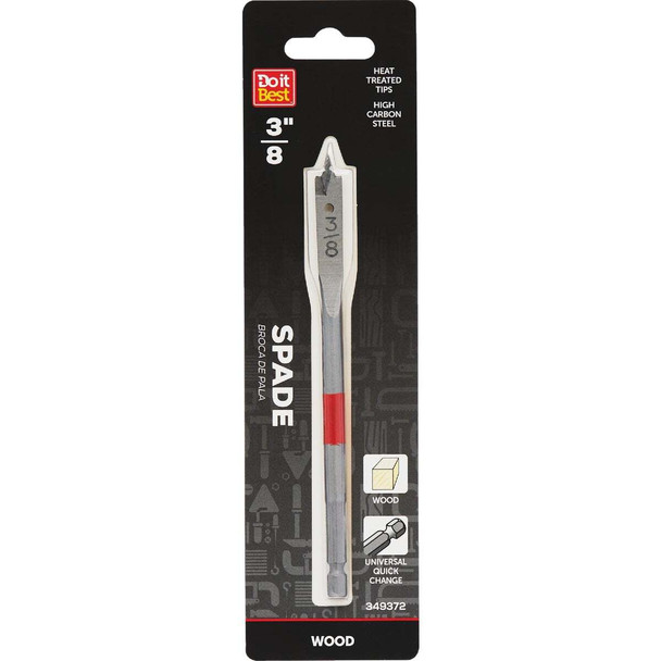 Do it Best 3/8 In. x 6-1/4 In. Spade Bit QJDIB-SB-003
