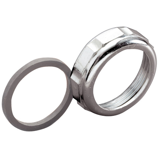 Do it Best 1-1/2 In. x 1-1/2 In. Die-Cast Slip Joint Nut and Washer DIB25511