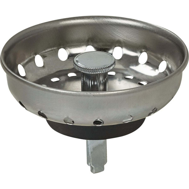 Do it 3-1/2 In. Stainless Steel Basket Strainer Stopper 405000