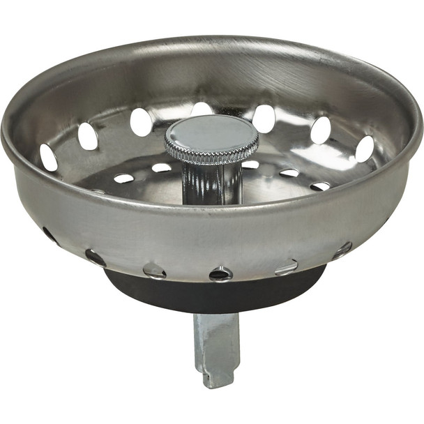 Do it 3-1/2 In. Stainless Steel Basket Strainer Stopper 405000